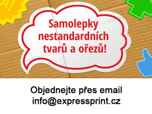 Nálepky nestandardních tvarů a ořezů