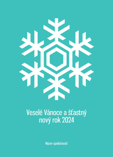 Vánoční a novoroční přání - Šablona ID 11613