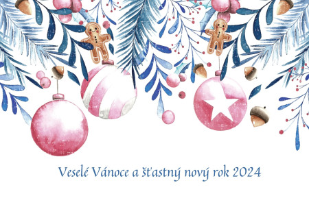 Vánoční a novoroční přání - Šablona ID 11632