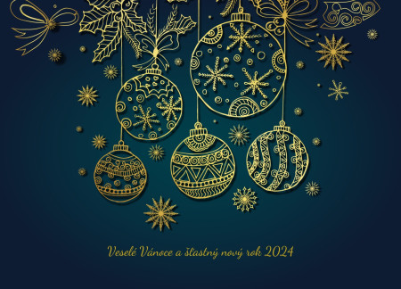 Vánoční a novoroční přání - Šablona ID 11638