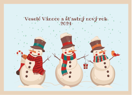 Vánoční a novoroční přání - Šablona ID 11647