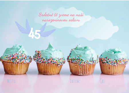 Pozvánky na oslavu - Šablona ID 12650