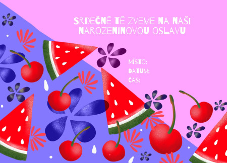 Pozvánky na oslavu - Šablona ID 12680