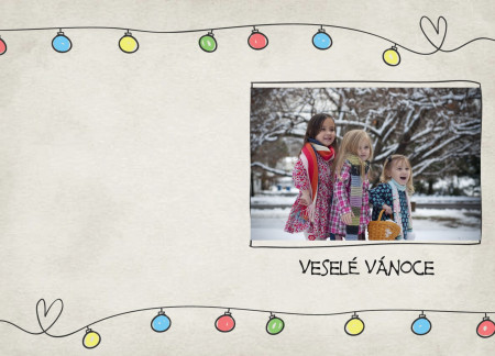 Vánoční a novoroční přání - Šablona ID 12911