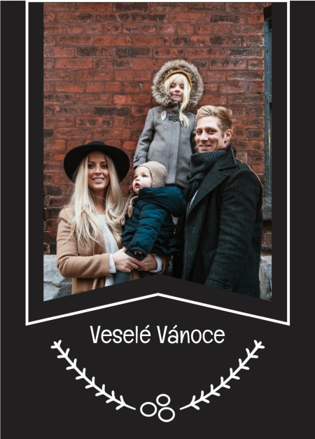 Vánoční a novoroční přání - Šablona ID 12926