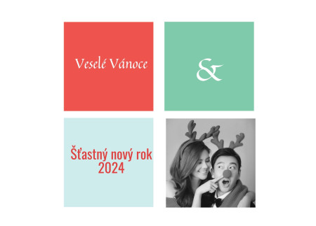 Vánoční a novoroční přání - Šablona ID 12932
