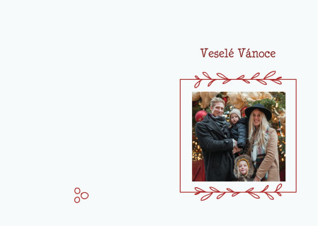 Vánoční a novoroční přání - Šablona ID 12946