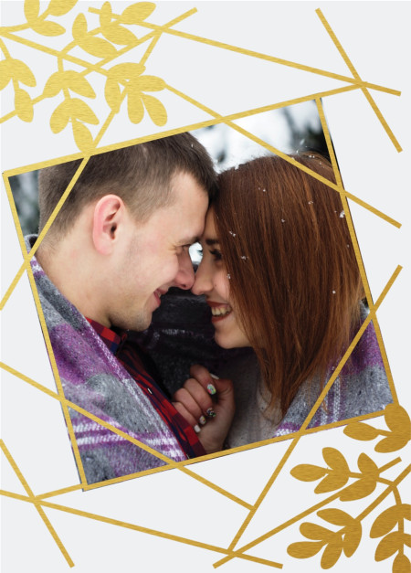 Vánoční a novoroční přání - Šablona ID 12953