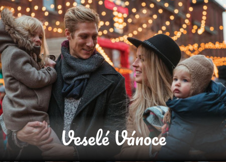 Vánoční a novoroční přání - Šablona ID 12962