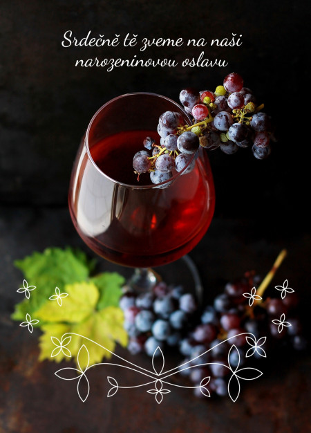 Pozvánky na oslavu - Šablona ID 13000