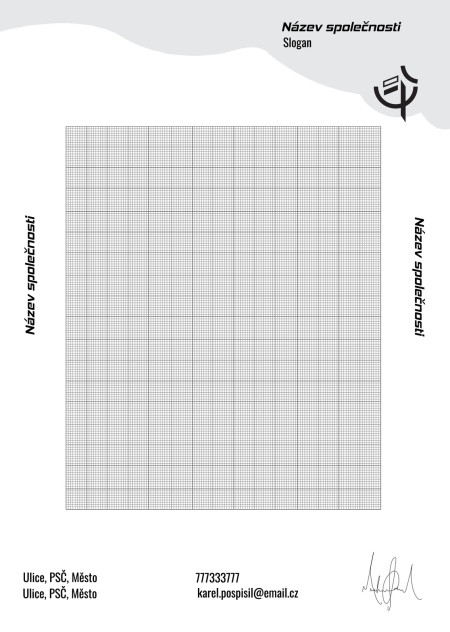 Hlavičkové papíry - Šablona ID 13021
