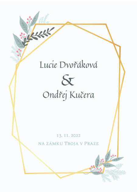 Tisk svatebních oznámení