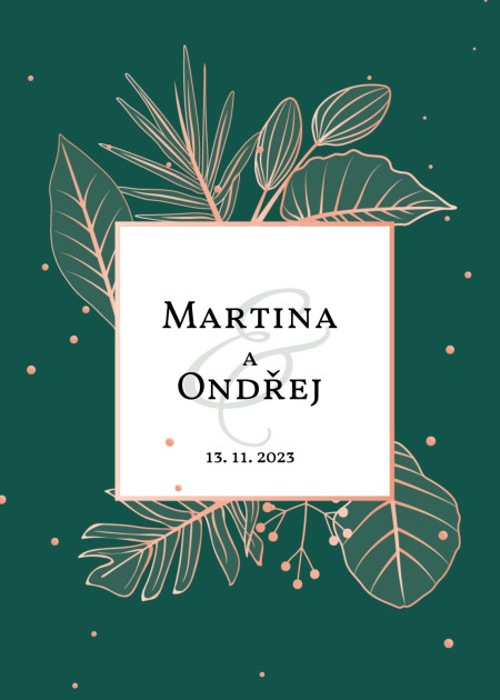 Svatební etikety na lahve - Šablona ID 13185