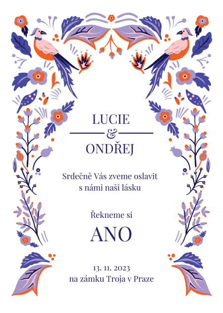 Tisk svatebních oznámení