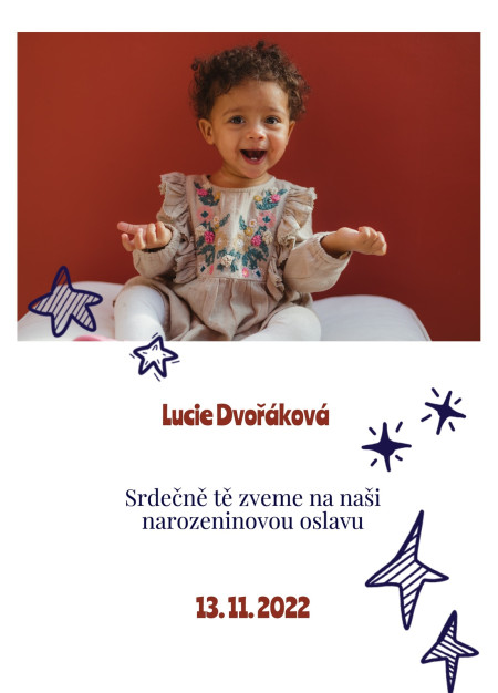 Pozvánky na oslavu - Šablona ID 13344