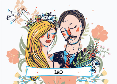 Svatební oznámení - Šablona ID 13462