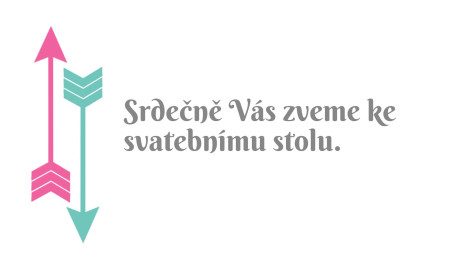 Pozvánky k svatebnímu stolu - Šablona ID 13545