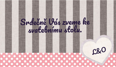 Pozvánky k svatebnímu stolu - Šablona ID 13713