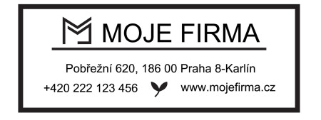 Malé razítko - Šablona ID 16308