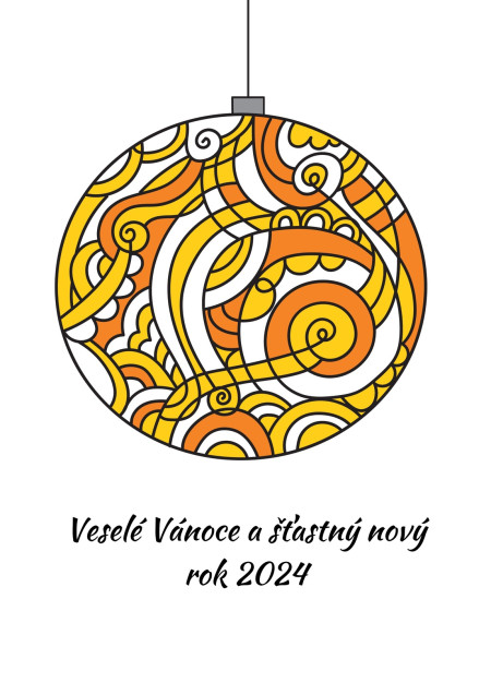 Vánoční a novoroční přání - Šablona ID 16767