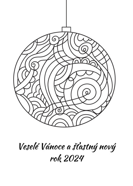 Vánoční a novoroční přání - Šablona ID 16771