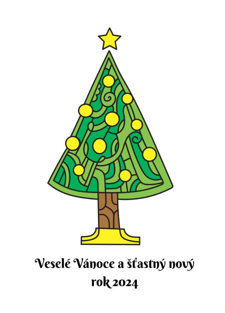 Vánoční a novoroční přání - Šablona ID 16783