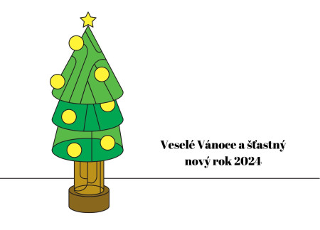 Vánoční a novoroční přání - Šablona ID 16815