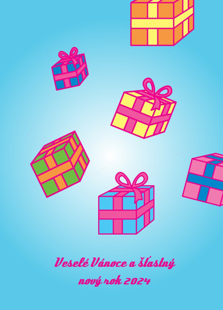 Vánoční a novoroční přání - Šablona ID 16843