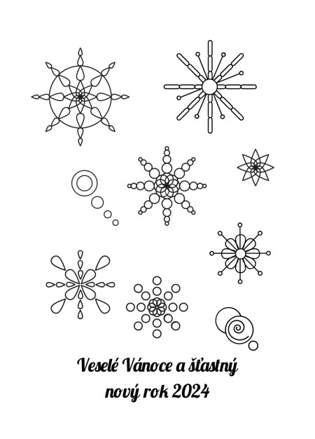 Vánoční a novoroční přání - Šablona ID 16847