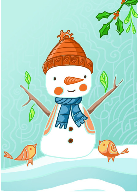 Vánoční a novoroční přání - Šablona ID 16871