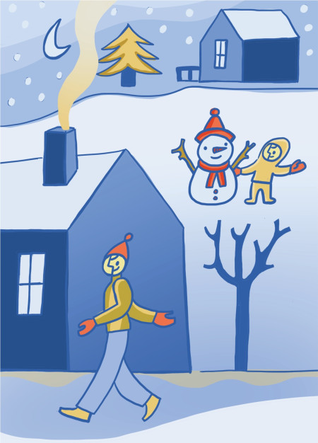 Vánoční a novoroční přání - Šablona ID 16883