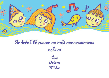 Pozvánky na oslavu - Šablona ID 16931