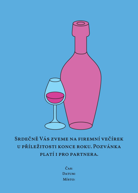 Pozvánky na oslavu - Šablona ID 16947