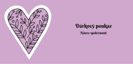 Dárkové poukazy - Šablona ID 16971