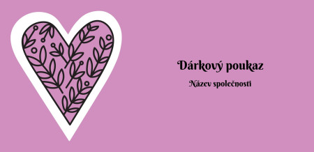 Dárkové poukazy - Šablona ID 16975