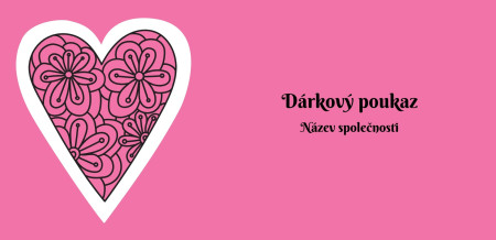 Dárkové poukazy - Šablona ID 16979