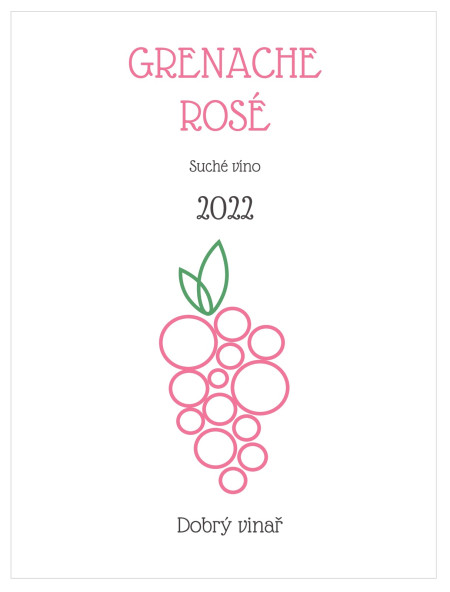 Etikety na lahve - Šablona ID 16994