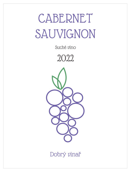 Etikety na lahve - Šablona ID 16997