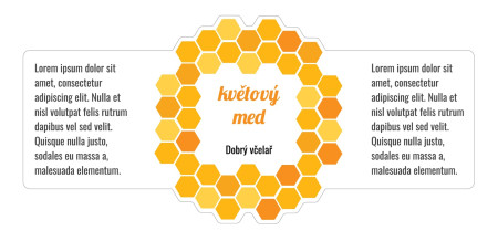 Etikety na med - Šablona ID 17334