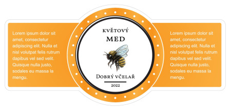 Etikety na med - Šablona ID 17339