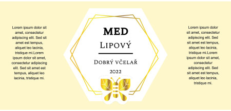 Etikety na med - Šablona ID 17348