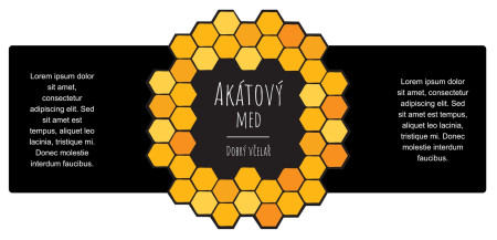 Etikety na med - Šablona ID 17372