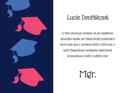 Pozvánky na oslavu - Šablona ID 17592