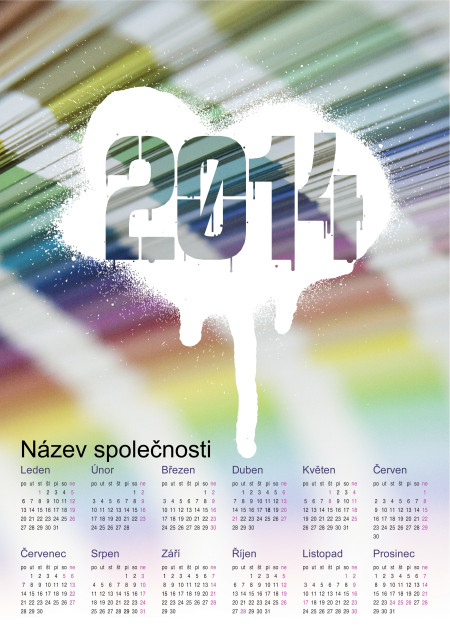 Plakátové kalendáře - Šablona ID 3404
