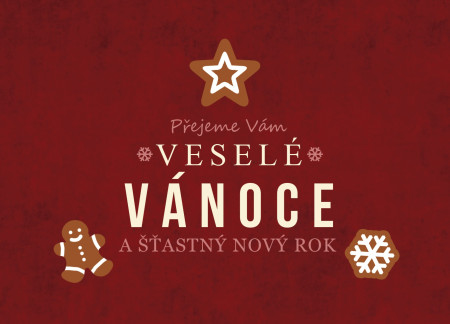 Vánoční a novoroční přání - Šablona ID 3459