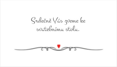 Pozvánky k svatebnímu stolu - Šablona ID 8586